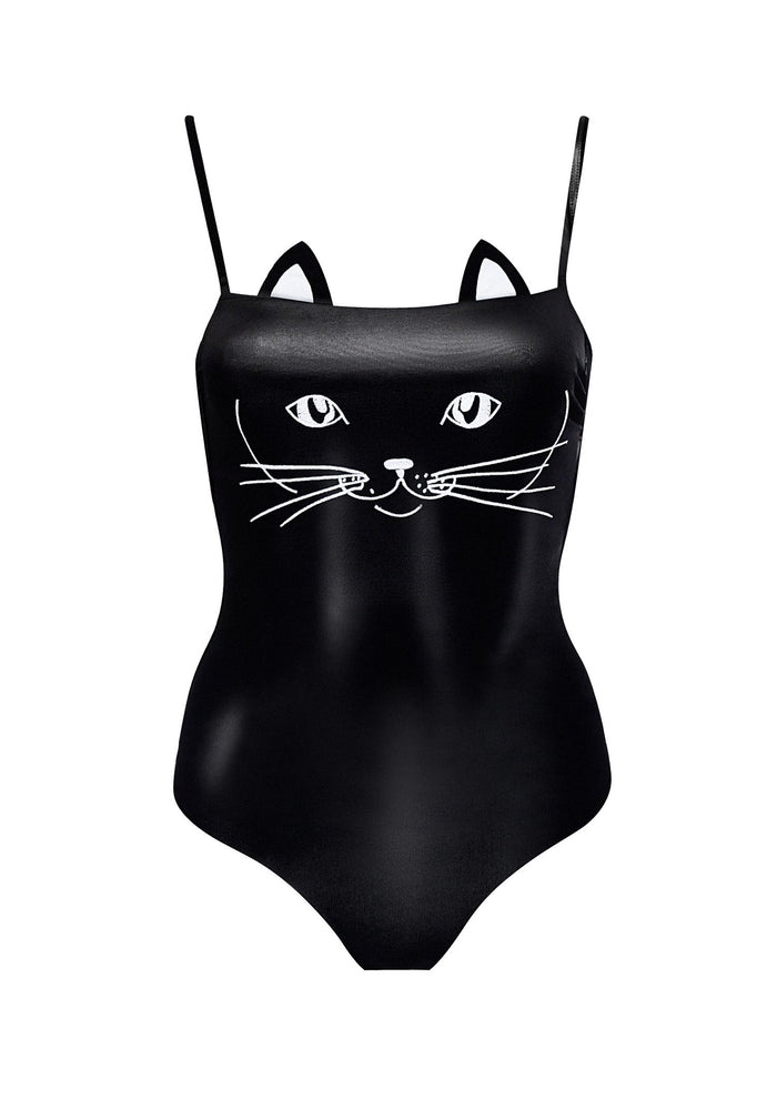 Black-One-Piece Cat Face