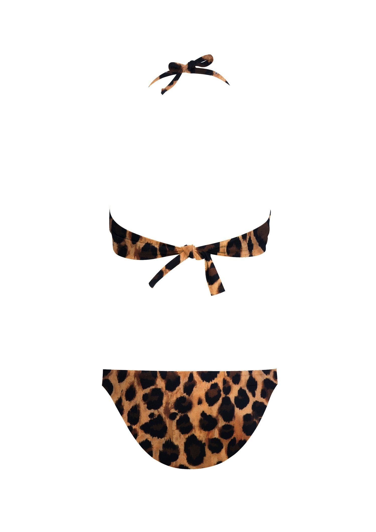 Leopard-Bikini Set Cat Face