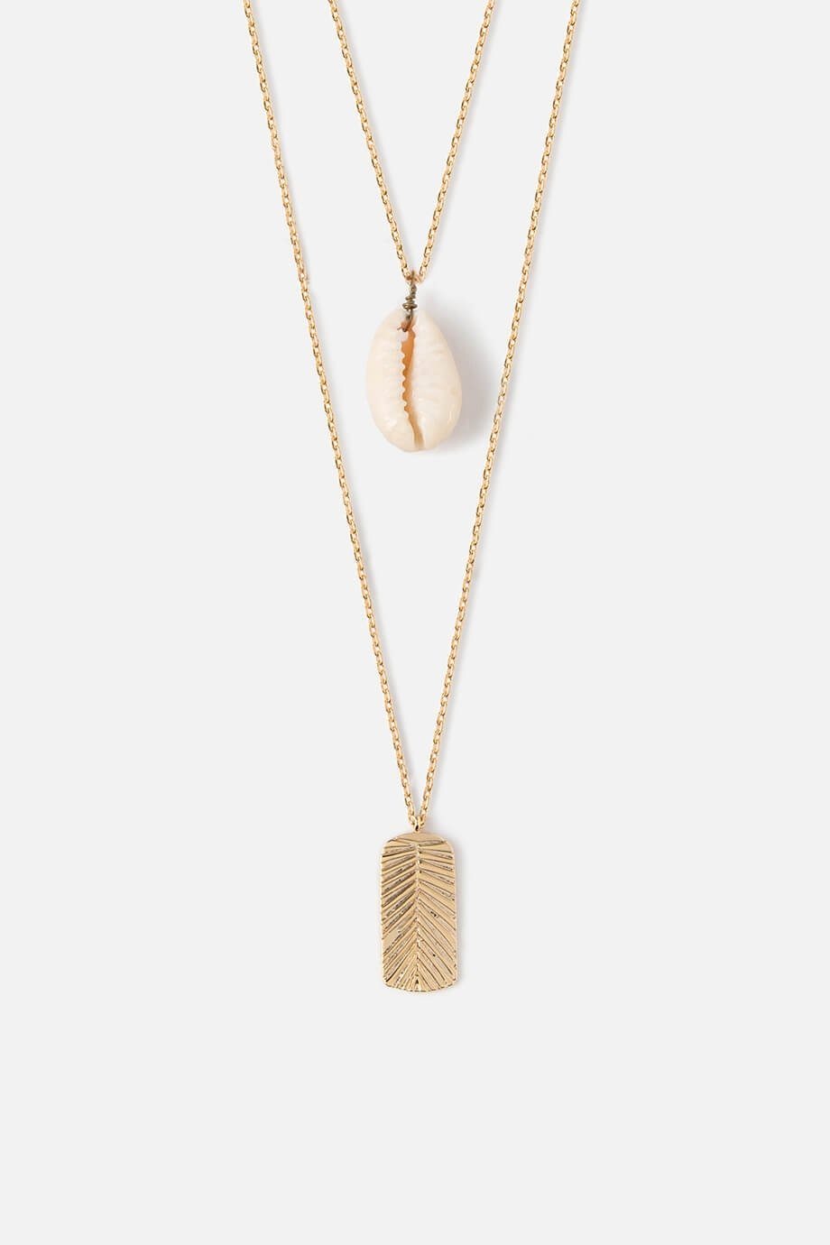 Shell & Palm Necklace
